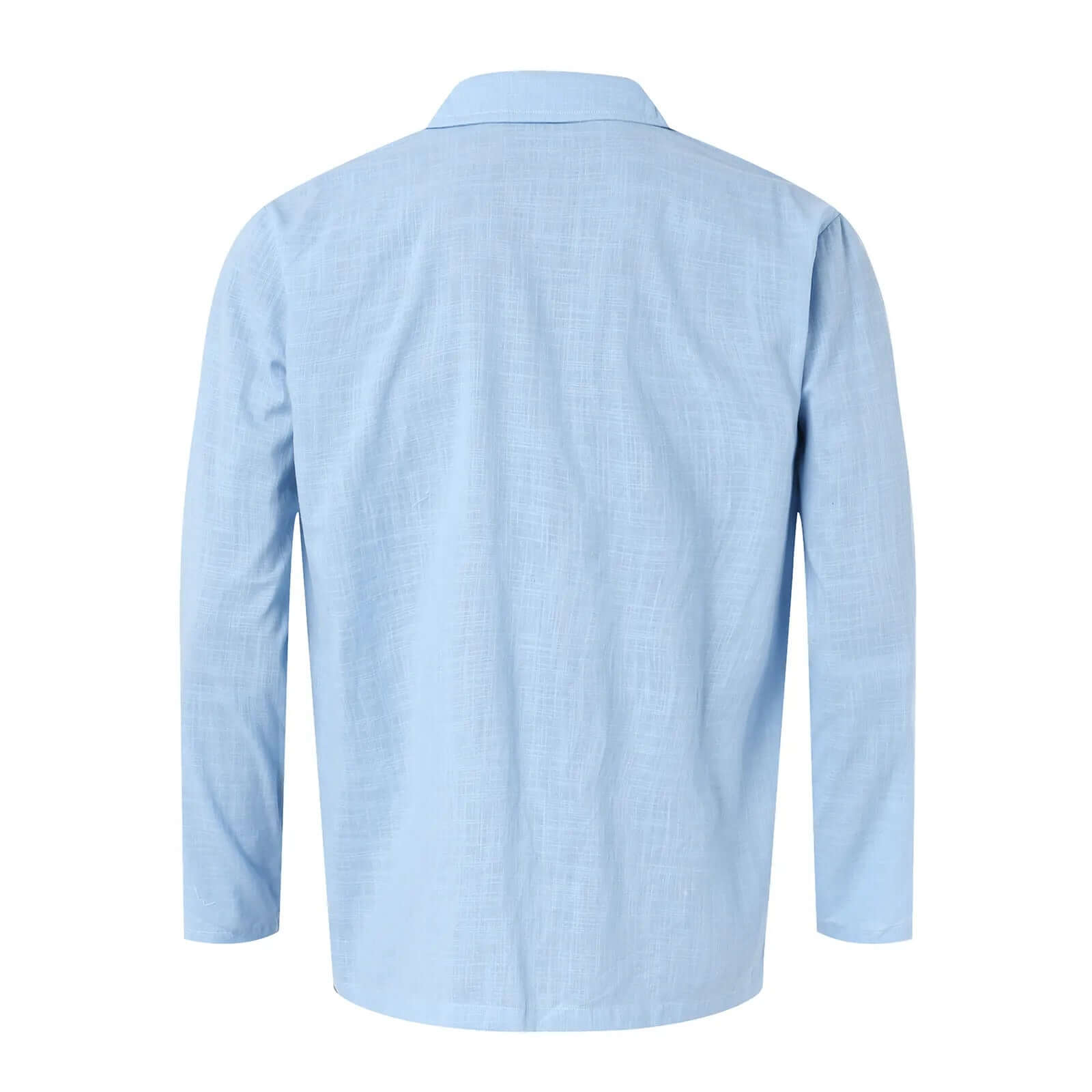 Leisure Thin Mens Fashion Suits Solid Color Lapels Buttons Suits Jackets And Tops British Style Linen Blended Coat Party Wear in light blue.