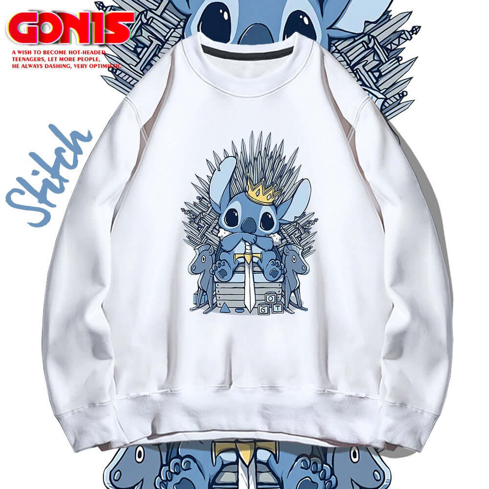 Stitch Round Neck Pullover Sweater For Men And Womens Spring And Autumn Wear Loose Fall Shoulder Hong Kong Style Jacket